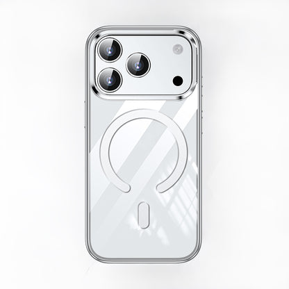 Apple iPhone 17 Pro Kılıf M-safe Şarj Özellikli Wlons Standlı Efsane Kapak Siyah