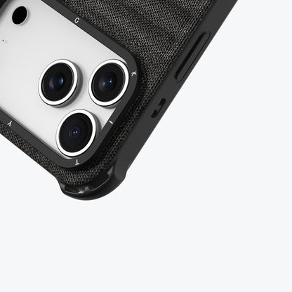 Apple iPhone 17 Pro Kılıf M-safe Şarj Özellikli Youngkit Canvas Serisi Kapak Mavi