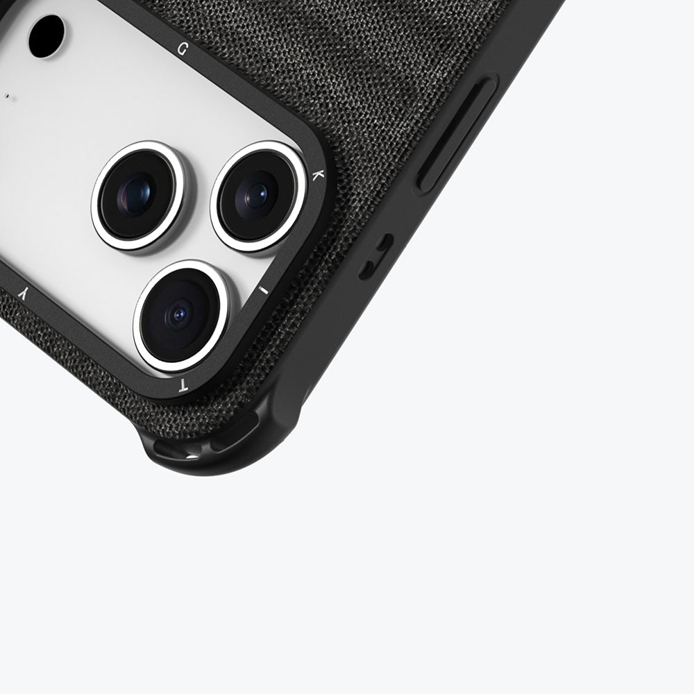 Apple iPhone 17 Pro Kılıf M-safe Şarj Özellikli Youngkit Canvas Serisi Kapak Mürdüm