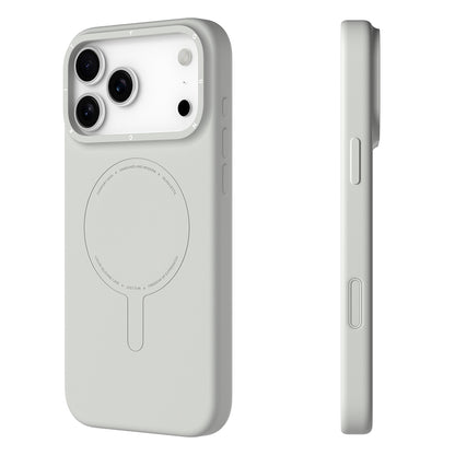 Apple iPhone 17 Pro Kılıf M-Safe Şarj Özellikli Youngkit Morandi Serisi Kapak Turuncu