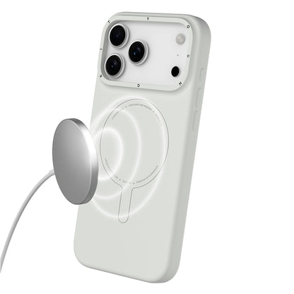 Apple iPhone 17 Pro Kılıf M-Safe Şarj Özellikli Youngkit Morandi Serisi Kapak Kahverengi