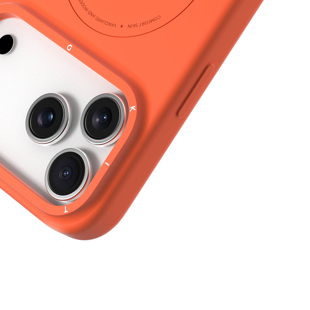 Apple iPhone 17 Pro Kılıf M-Safe Şarj Özellikli Youngkit Morandi Serisi Kapak Siyah