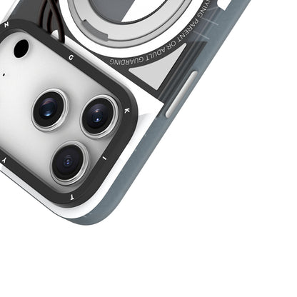 Apple iPhone 17 Pro Kılıf M-safe Şarj Özellikli Youngkit Starship Serisi Kapak Mavi