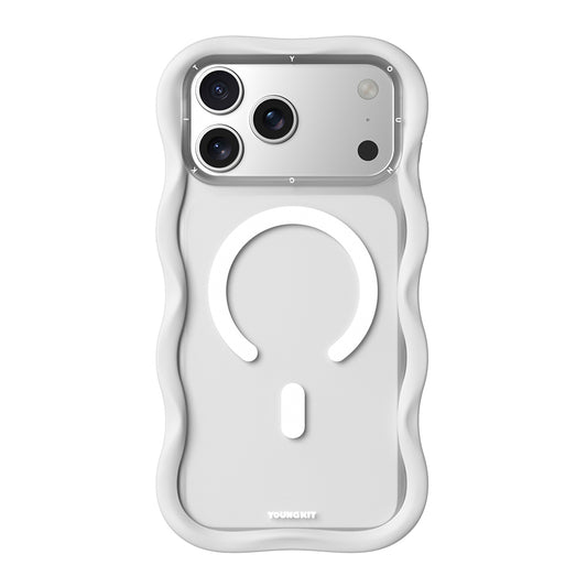 Apple iPhone 17 Pro Kılıf M-safe Şarj Özellikli Youngkit Wave Matte Serisi Kapak