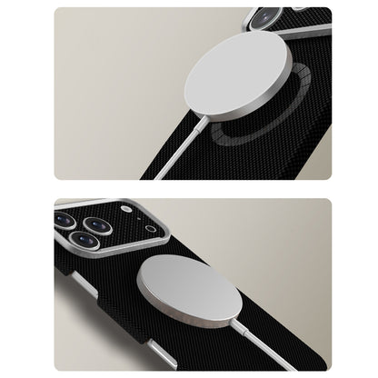Apple iPhone 17 Pro Kılıf M-Safe Şarj Özellikli Zore Paris Zerre Sert PC Kapak