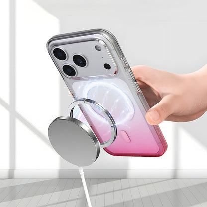 Apple iPhone 17 Pro Kılıf M-Safe Şarj Özellikli Zore Septik Silikon Kapak Turkuaz