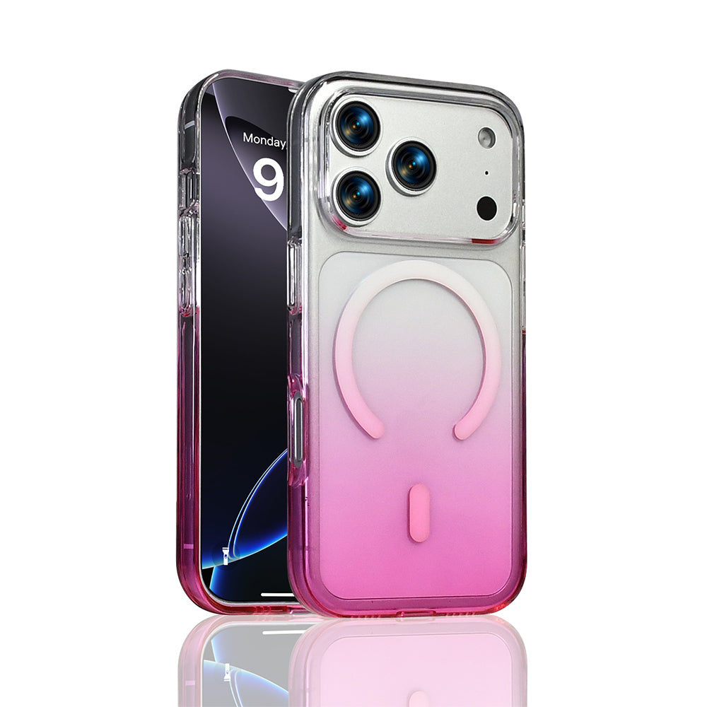 Apple iPhone 17 Pro Kılıf M-Safe Şarj Özellikli Zore Septik Silikon Kapak Mor