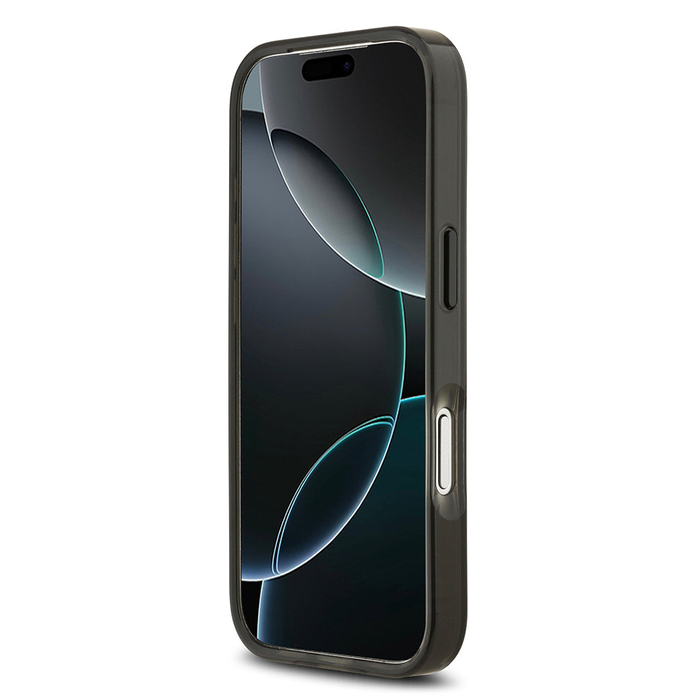 Apple iPhone 17 Pro Kılıf Mercedes Benz Orjinal Lisanslı M-safe Şarj Özellikli Buzlu PC Nostaljik Yıldız Dizayn Kapak Beyaz