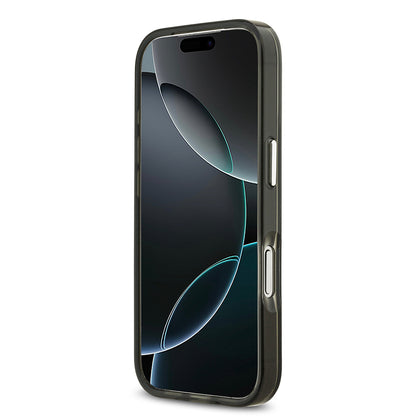 Apple iPhone 17 Pro Kılıf Mercedes Benz Orjinal Lisanslı M-safe Şarj Özellikli Çift Katmanlı PC Nostaljik Yıldız Dizayn Kapak Siyah