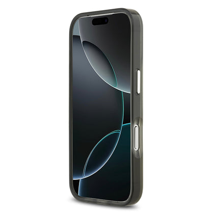 Apple iPhone 17 Pro Kılıf Mercedes Benz Orjinal Lisanslı M-safe Şarj Özellikli Çift Katmanlı PC Nostaljik Yıldız Dizayn Kapak Siyah