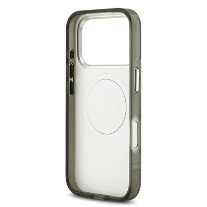 Apple iPhone 17 Pro Kılıf Mercedes Benz Orjinal Lisanslı M-safe Şarj Özellikli Çift Katmanlı PC Nostaljik Yıldız Dizayn Kapak Siyah