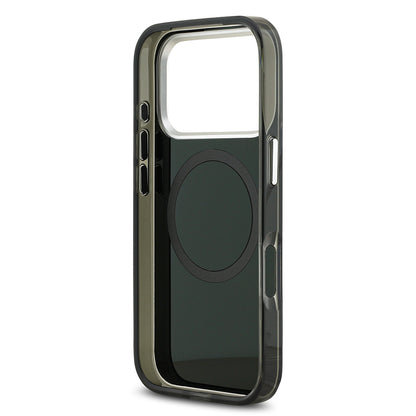 Apple iPhone 17 Pro Kılıf Mercedes Benz Orjinal Lisanslı M-safe Şarj Özellikli Çift Katmanlı PC Nostaljik Yıldız Dizayn Kapak Siyah