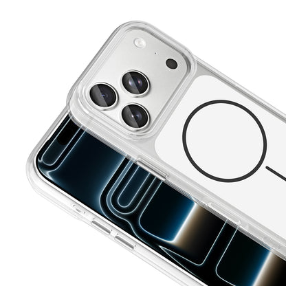 Apple iPhone 17 Pro Kılıf Metal Buton Tasarımlı Zore İkonik Sert Silikon Kapak Gri