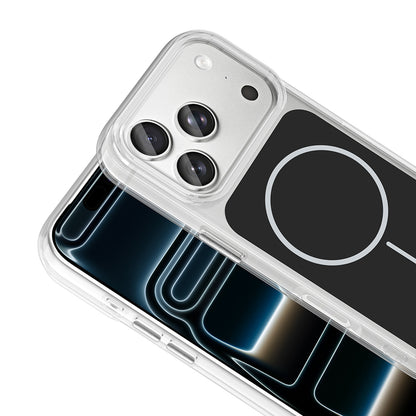 Apple iPhone 17 Pro Kılıf Metal Buton Tasarımlı Zore İkonik Sert Silikon Kapak Siyah