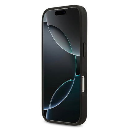 Apple iPhone 17 Pro Kılıf TUMI Orjinal Lisanslı Deri Dikey Kartlıklı Kapak Siyah