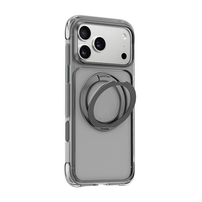 Apple iPhone 17 Pro Kılıf Wiwu AG-203 AeroGuard Ultra Serisi M-safe Şarj Özellikli Airbag Tasarımlı Standlı Kapak