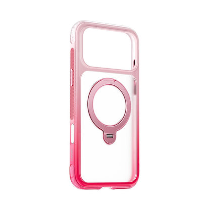 Apple iPhone 17 Pro Kılıf Wiwu AS-204 AeroShield Aurora Ultra Serisi M-safe Şarj Özellikli Airbag Tasarımlı Standlı Kapak