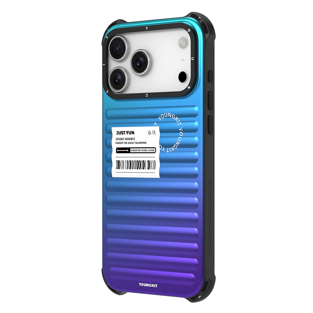 Apple iPhone 17 Pro Kılıf YoungKit The Secret Color Serisi Kapak Yeşil