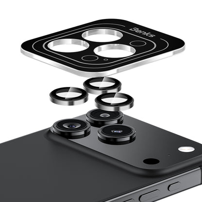 Apple iPhone 17 Pro Max Benks DR Safir Kamera Lens Koruyucu Gümüş