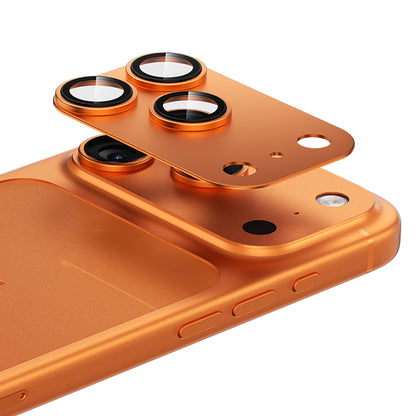 Apple iPhone 17 Pro Max Benks Glass Warrior Anti Reflective Metal Kamera Lens Koruyucu Turuncu