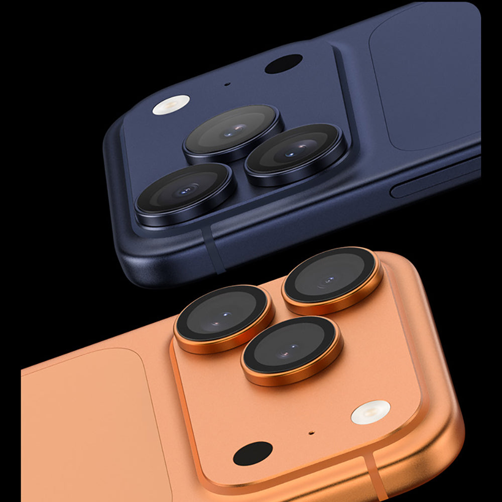 Apple iPhone 17 Pro Max Benks Glass Warrior Cam Kamera Lens Koruyucu Turuncu