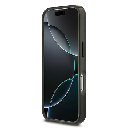 Apple iPhone 17 Pro Max Kılıf BMW Orjinal Lisanslı M-safe Şarj Özellikli IML Baskılı Üç Renkli M Dizayn Kapak Siyah