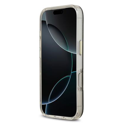 Apple iPhone 17 Pro Max Kılıf Guess Orjinal Lisanslı Metal Kamera Çerçeveli Simli Aynalı Kapak Gold