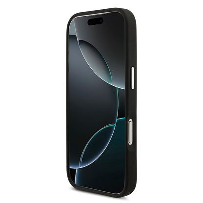 Apple iPhone 17 Pro Max Kılıf Karl Lagerfeld Orjinal Lisanslı Metal Logolu K&C Heads Pin Kapak Gri