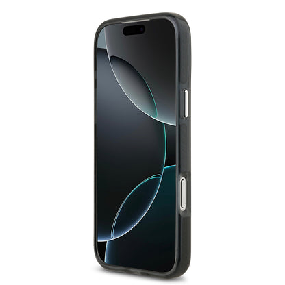 Apple iPhone 17 Pro Max Kılıf Lacoste Orjinal Lisanslı M-safe Şarj Özellikli İkonik Timsah Logolu Buzlu Kapak Beyaz