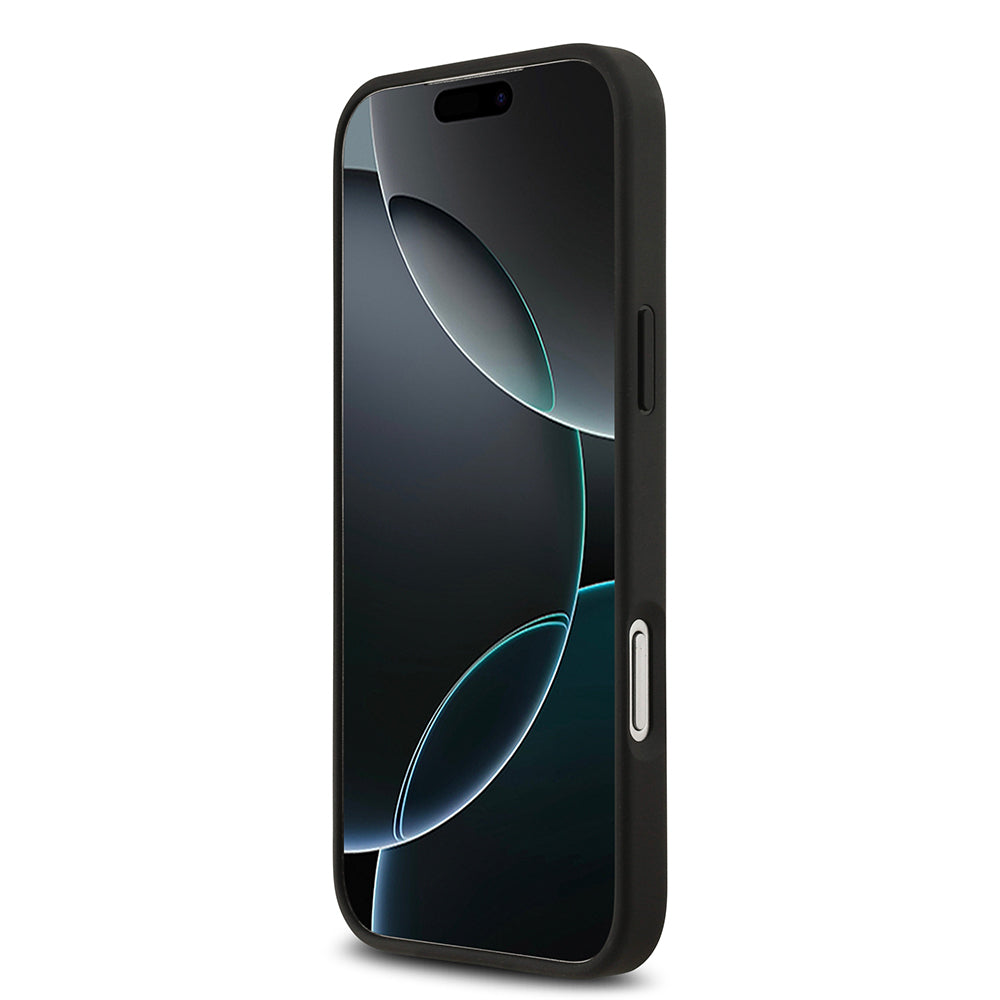 Apple iPhone 17 Pro Max Kılıf Lacoste Orjinal Lisanslı M-safe Şarj Özellikli PU Deri Tasarımlı Kartlıklı Karışık Monogram Desenli Kapak Yeşil