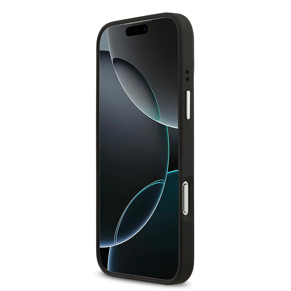 Apple iPhone 17 Pro Max Kılıf Lacoste Orjinal Lisanslı M-safe Şarj Özellikli PU Pike Desenli Standlı Metal Logolu Kapak Bej