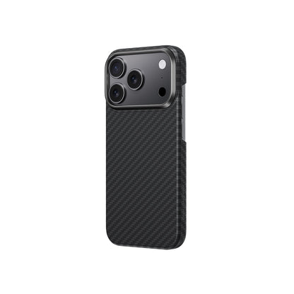 Apple iPhone 17 Pro Max Kılıf M-safe Şarj Özellikli 1500D Aramid Fiber Amazingthing Titan Max Serisi Kapak Mavi