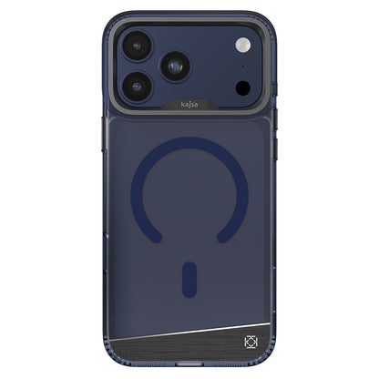 Apple iPhone 17 Pro Max Kılıf M-safe Şarj Özellikli Airbag Tasarımlı O-Ring Şeffaf Kajsa Alüminyum Trans Shield Serisi Kapak