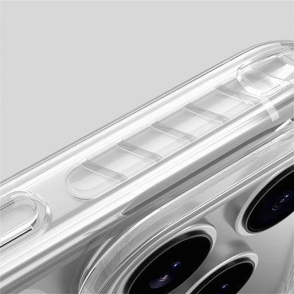 Apple iPhone 17 Pro Max Kılıf M-Safe Şarj Özellikli Airbag Tasarımlı Standlı AmazingThing Titan Pro MagSpin Kapak Turuncu