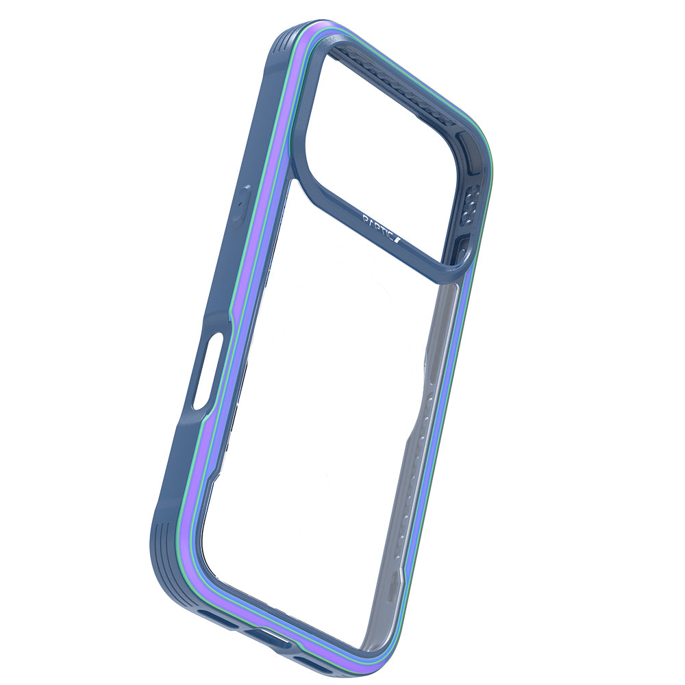 Apple iPhone 17 Pro Max Kılıf M-safe Şarj Özellikli Airbagli Raptic Shield Serisi Şeffaf Arka Yüzey Kapak Siyah