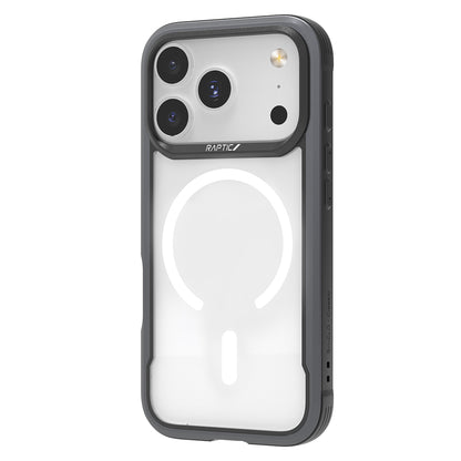 Apple iPhone 17 Pro Max Kılıf M-safe Şarj Özellikli Airbagli Raptic Shield Serisi Şeffaf Arka Yüzey Kapak Colorful