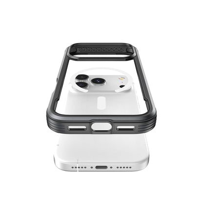 Apple iPhone 17 Pro Max Kılıf M-safe Şarj Özellikli Airbagli Raptic Shield Serisi Şeffaf Arka Yüzey Kapak Colorful