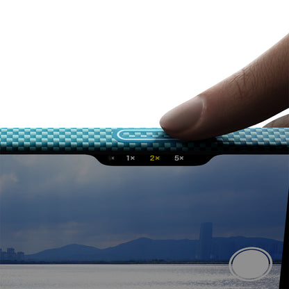 Apple iPhone 17 Pro Max Kılıf M-safe Şarj Özellikli Aramid Fiber Pitaka Glints of Gold Ultra Slim Serisi Kapak Gold