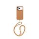Apple iPhone 17 Pro Max Kılıf M-safe Şarj Özellikli Askı İpli Coehl Mirelle Kapak Kahverengi