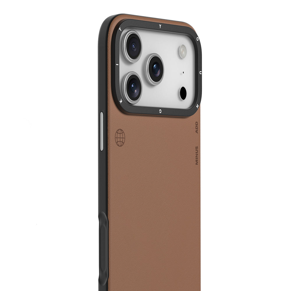 Apple iPhone 17 Pro Max Kılıf M-safe Şarj Özellikli Basit Mat Deri Desenli Youngkit Tech Fashion Serisi Kapak Siyah