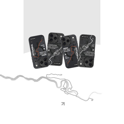 Apple iPhone 17 Pro Max Kılıf M-safe Şarj Özellikli Benks City Serisi Kapak Siyah-Turuncu