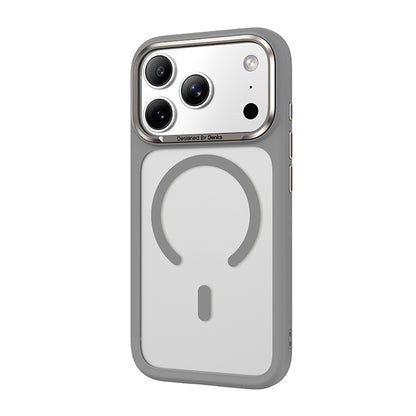 Apple iPhone 17 Pro Max Kılıf M-Safe Şarj Özellikli Benks Mist C-Magnet Kapak Beyaz