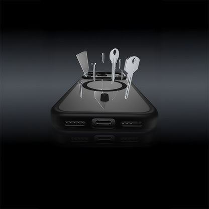 Apple iPhone 17 Pro Max Kılıf M-safe Şarj Özellikli Benks Mist Protective Kapak Siyah