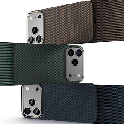 Apple iPhone 17 Pro Max Kılıf M-safe Şarj Özellikli Benks Yeni Seri ArmorTint ArmorAir Kevlar Kapak Gold