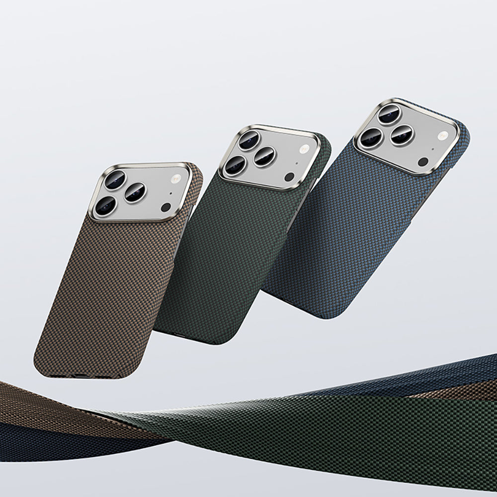 Apple iPhone 17 Pro Max Kılıf M-safe Şarj Özellikli Benks Yeni Seri ArmorTint ArmorAir Kevlar Kapak Gold