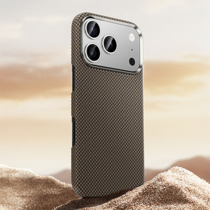 Apple iPhone 17 Pro Max Kılıf M-safe Şarj Özellikli Benks Yeni Seri ArmorTint ArmorAir Kevlar Kapak Gold