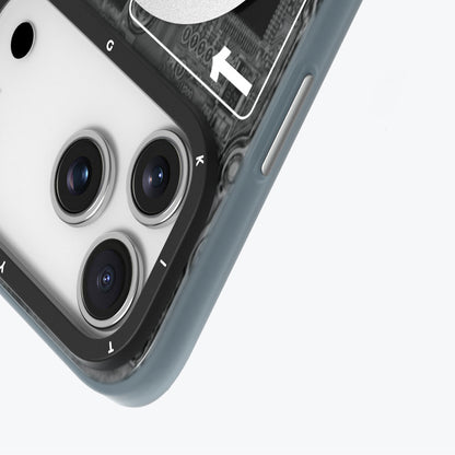 Apple iPhone 17 Pro Max Kılıf M-safe Şarj Özellikli Kamera Denetim Butonlu Youngkit Technology Serisi Kapak Siyah