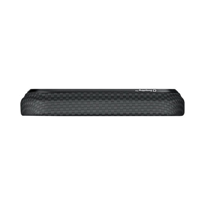 Apple iPhone 17 Pro Max Kılıf M-safe Şarj Özellikli Lumintex Teknolojili Fosforlu Aramid Karbon Fiber Pitaka Tactile Woven Aries Serisi Kapak