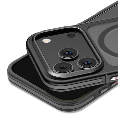 Apple iPhone 17 Pro Max Kılıf M-safe Şarj Özellikli Mat Görünümlü Wlons Vevo Kapak Turuncu