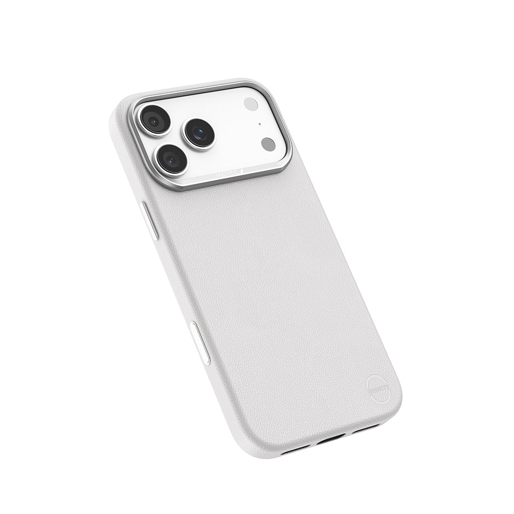 Apple iPhone 17 Pro Max Kılıf M-Safe Şarj Özellikli Polimerik Deri Raptic Urban Nano Kapak Siyah